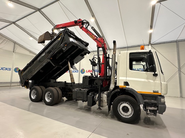 DAF CF75 310 6×4 Day Cab Steel Tipper Grab