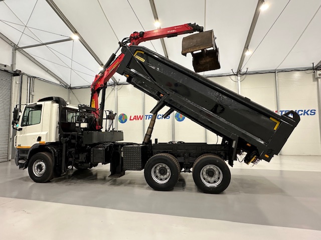 DAF CF75 310 6×4 Day Cab Steel Tipper Grab