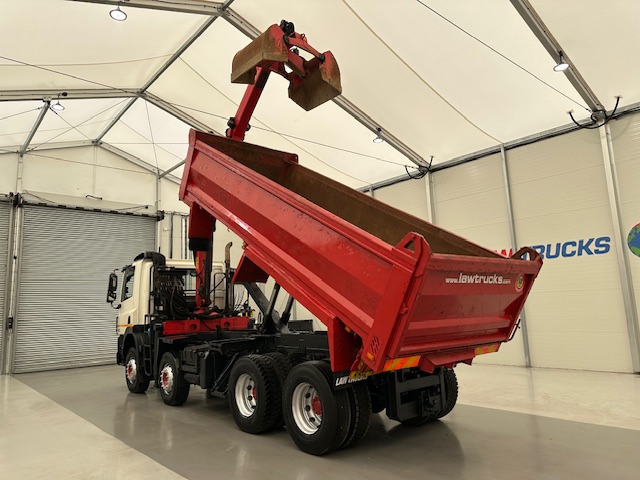 DAF CF85 410 8×4 Day Cab Steel Tipper Grab