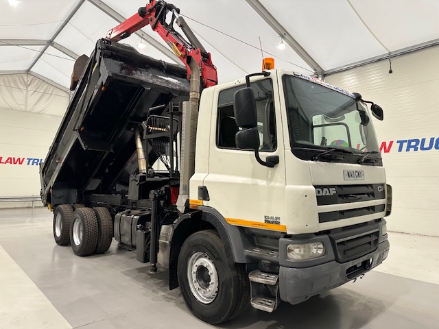 DAF CF75 310 6×4 Day Cab Steel Tipper Grab
