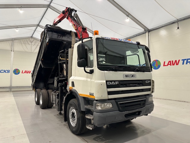 DAF CF75 310 6×4 Day Cab Steel Tipper Grab
