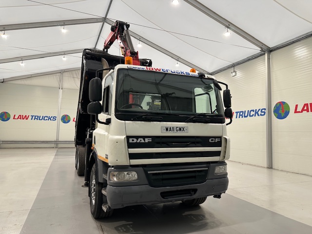 DAF CF75 310 6×4 Day Cab Steel Tipper Grab