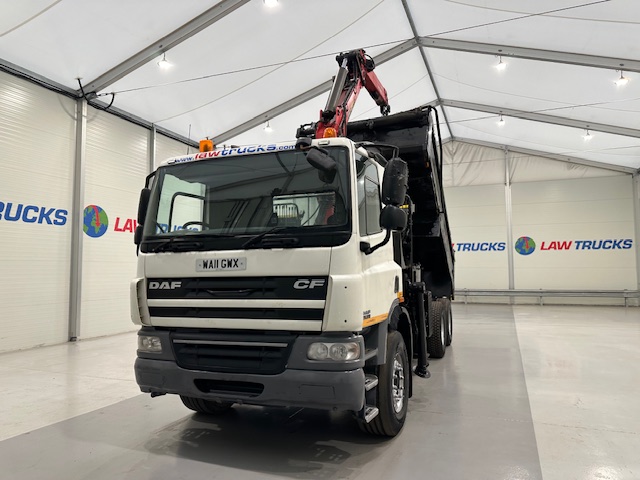 DAF CF75 310 6×4 Day Cab Steel Tipper Grab