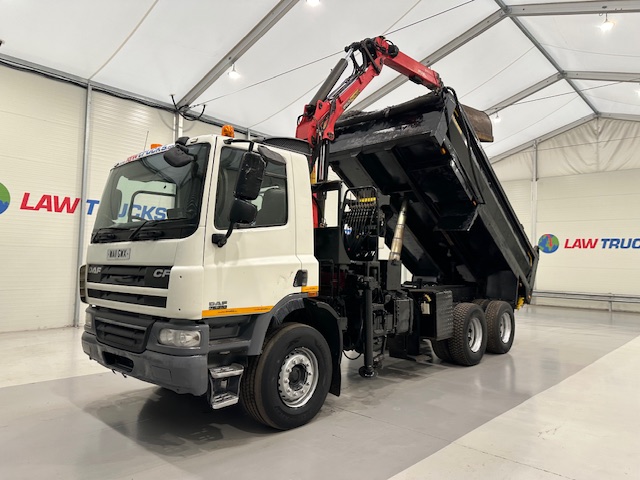 DAF CF75 310 6×4 Day Cab Steel Tipper Grab