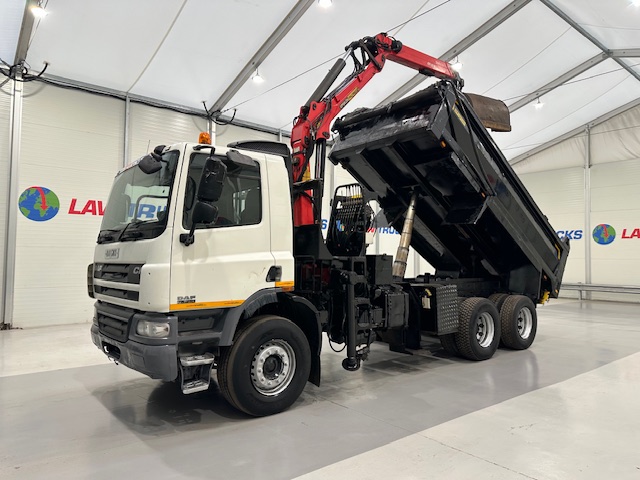 DAF CF75 310 6×4 Day Cab Steel Tipper Grab