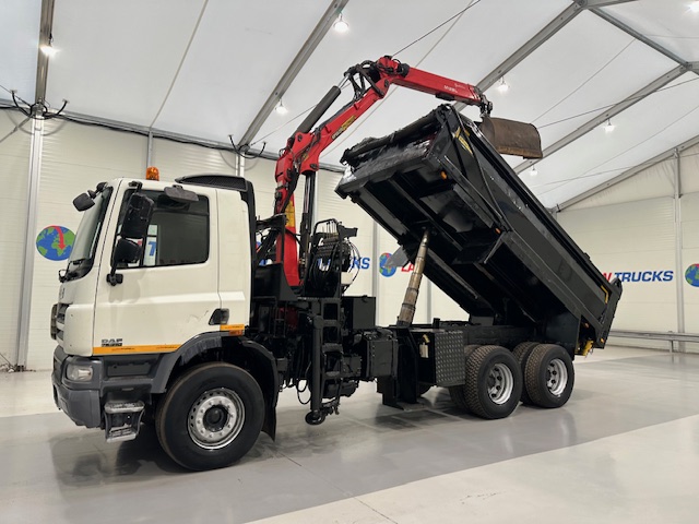 DAF CF75 310 6×4 Day Cab Steel Tipper Grab
