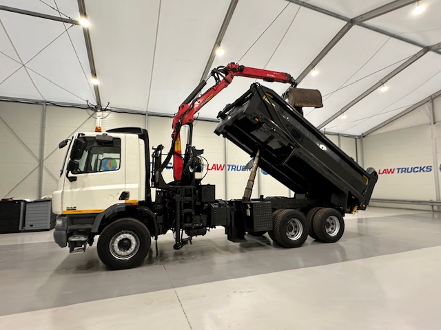 DAF CF75 310 6×4 Day Cab Steel Tipper Grab