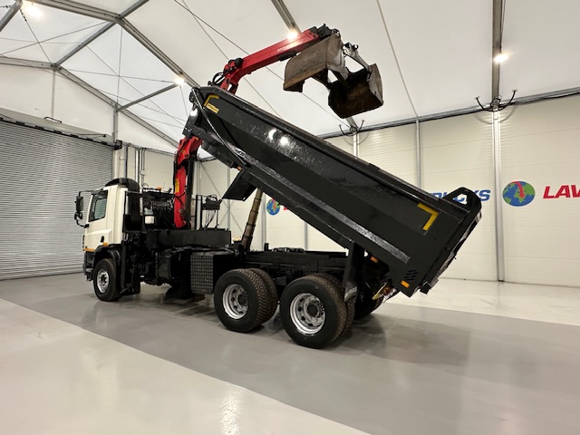 DAF CF75 310 6×4 Day Cab Steel Tipper Grab