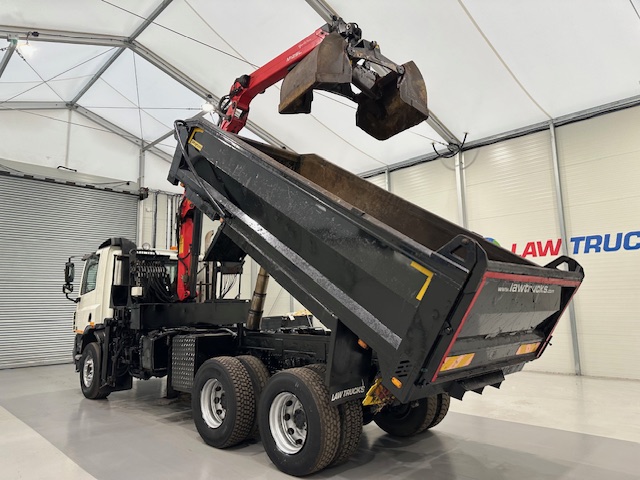 DAF CF75 310 6×4 Day Cab Steel Tipper Grab