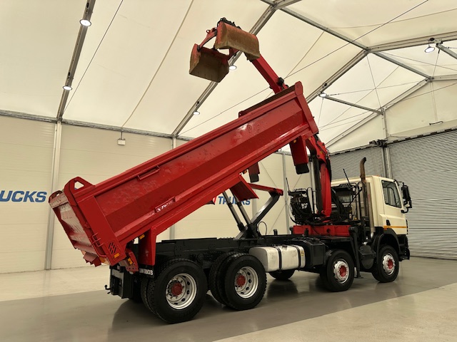 DAF CF85 410 8×4 Day Cab Steel Tipper Grab