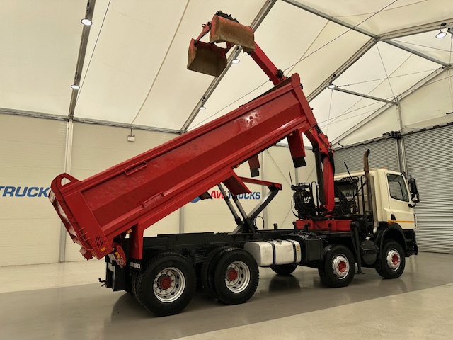 DAF CF85 410 8×4 Day Cab Steel Tipper Grab