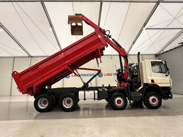 DAF CF85 410 8×4 Day Cab Steel Tipper Grab