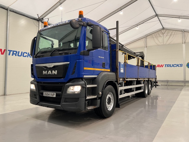 MAN TGS 26.360 6×2 Rear Lift Dropside Brick Grab Manual
