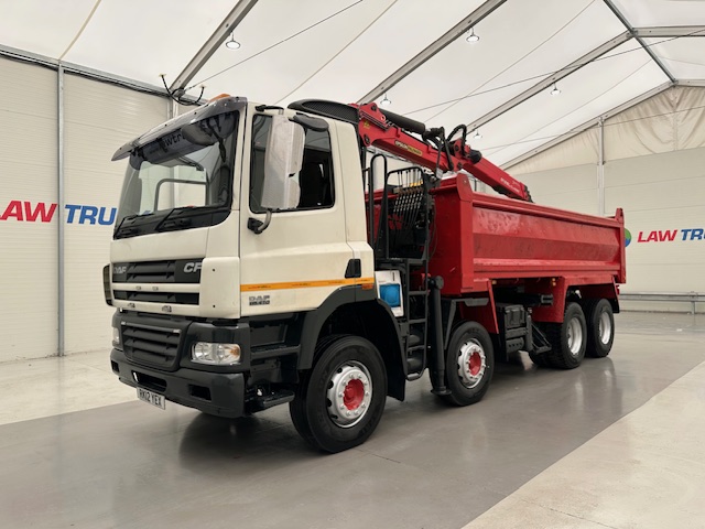 DAF CF85 410 8×4 Day Cab Steel Tipper Grab