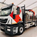 Iveco Stralis 310 Euro 6 6×2 Flatbed Brick Grab - thumbnail