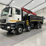 MAN TGS 35.360 8×4 Day Cab Steel Tipper Grab - thumbnail