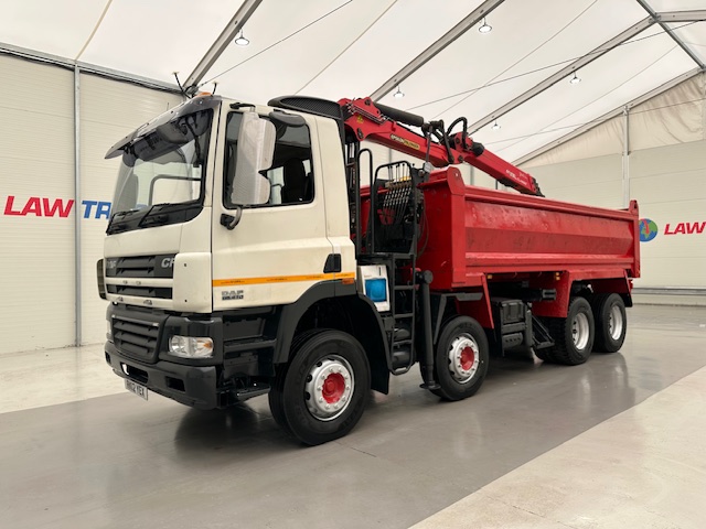 DAF CF85 410 8×4 Day Cab Steel Tipper Grab