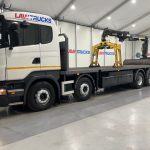 Scania R420 8×2 Rear Lift Brick Grab Drawbar - thumbnail