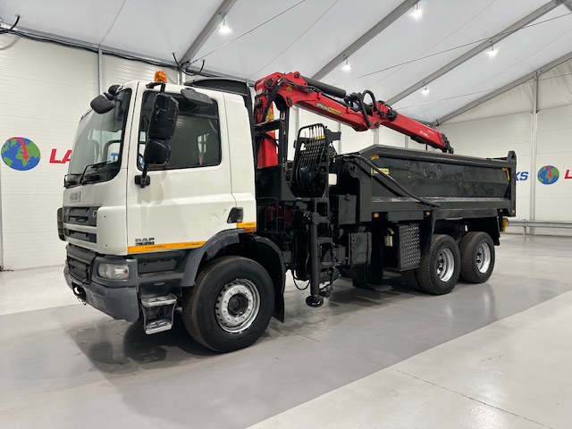 DAF CF75 310 6×4 Day Cab Steel Tipper Grab