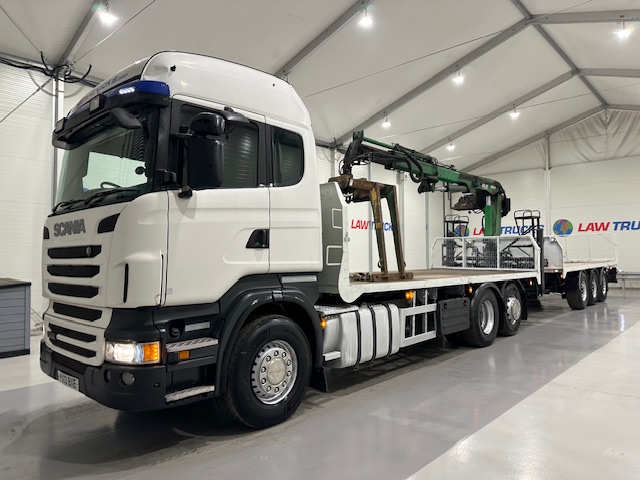 Scania R440 6×2 Rear Lift Brick Grab Drawbar