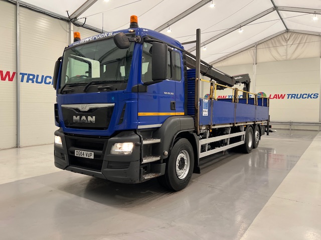 MAN TGS 26.360 6×2 Rear Lift Dropside Brick Grab Manual