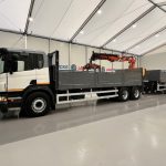 Scania P270 6×2 10 Tyre Flatbed Drawbar Brick Grab - thumbnail