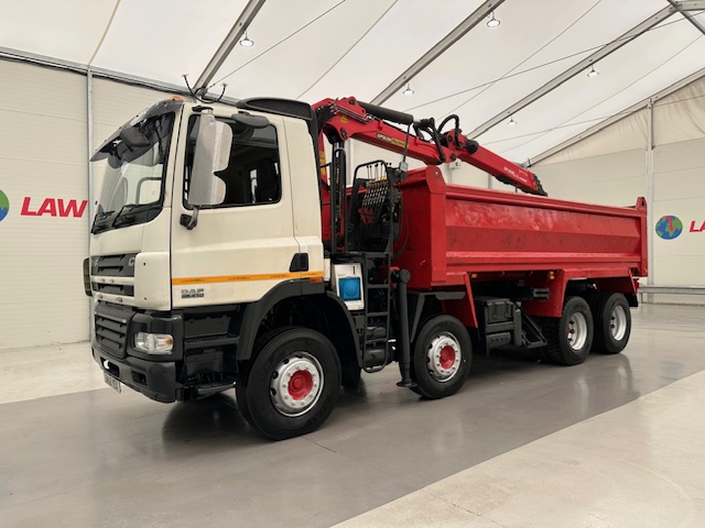 DAF CF85 410 8×4 Day Cab Steel Tipper Grab