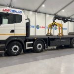 Scania R420 8×2 Rear Lift Brick Grab Drawbar - thumbnail