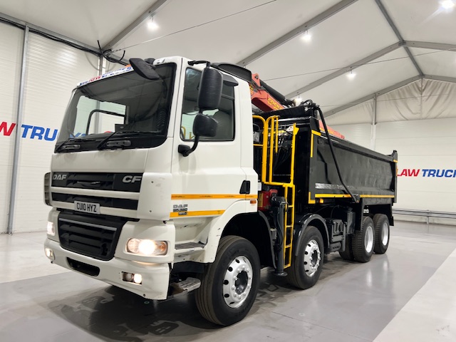 DAF CF85 360 8×4 Day Cab Steel Tipper Grab