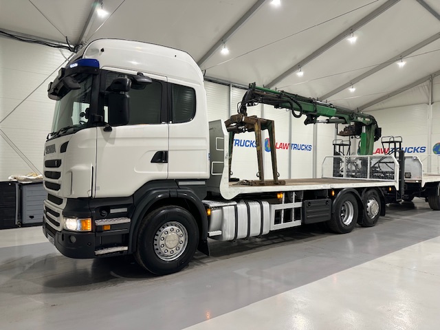 Scania R440 6×2 Rear Lift Brick Grab Drawbar