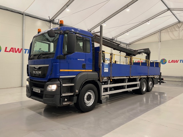 MAN TGS 26.360 6×2 Rear Lift Dropside Brick Grab Manual