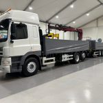 DAF CF85 460 6×2 Flatbed Drawbar Brick Grab - thumbnail