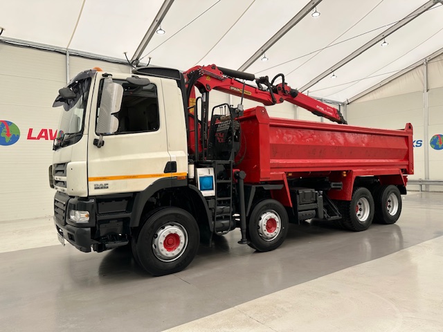 DAF CF85 410 8×4 Day Cab Steel Tipper Grab