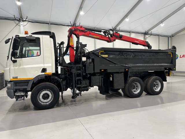 DAF CF75 310 6×4 Day Cab Steel Tipper Grab