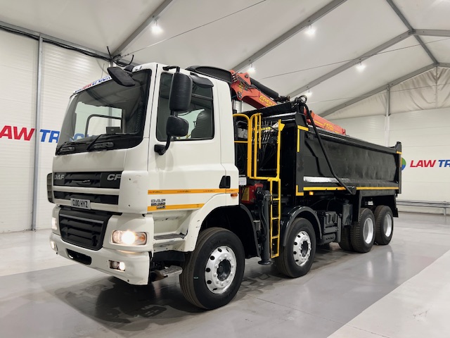 DAF CF85 360 8×4 Day Cab Steel Tipper Grab
