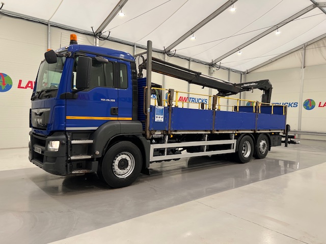 MAN TGS 26.360 6×2 Rear Lift Dropside Brick Grab Manual