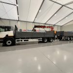 Scania P270 6×2 10 Tyre Flatbed Drawbar Brick Grab - thumbnail