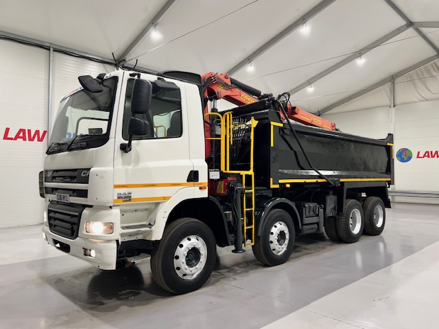DAF CF85 360 8×4 Day Cab Steel Tipper Grab