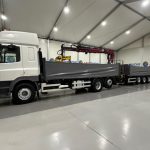 DAF CF85 460 6×2 Flatbed Drawbar Brick Grab - thumbnail
