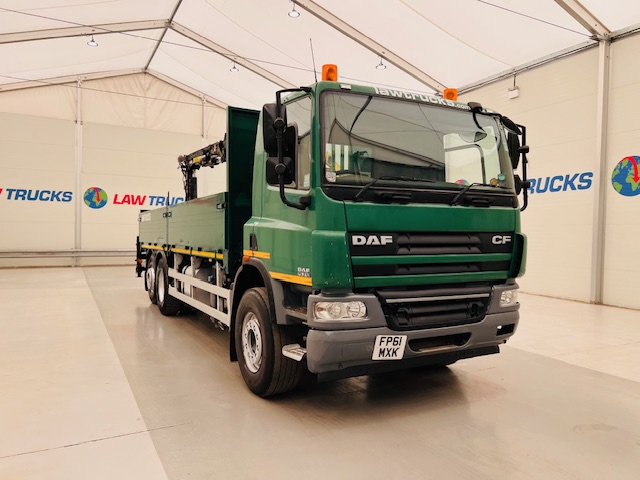 DAF CF75 310 Rear Lift Day Cab Dropside Brick Grab