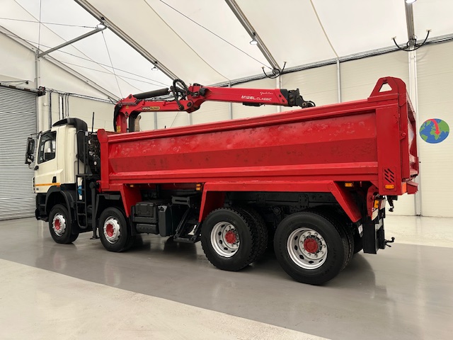 DAF CF85 410 8×4 Day Cab Steel Tipper Grab