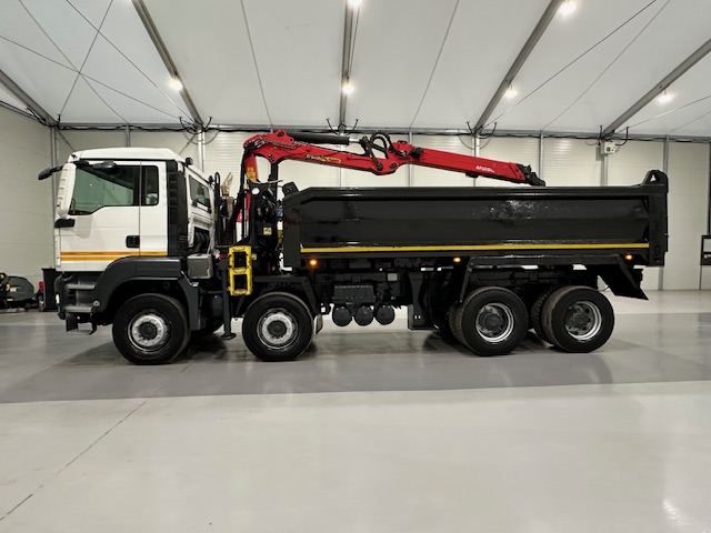 MAN TGS 35.360 8×4 Day Cab Steel Tipper Grab