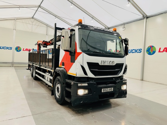 Iveco Stralis 310 6×2 Dropside Brick Grab