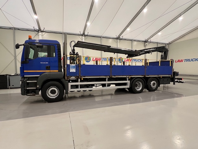 MAN TGS 26.360 6×2 Rear Lift Dropside Brick Grab Manual