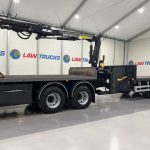 Scania R420 8×2 Rear Lift Brick Grab Drawbar - thumbnail