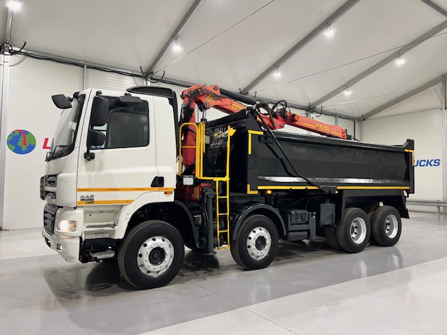 DAF CF85 360 8×4 Day Cab Steel Tipper Grab