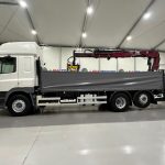 DAF CF85 460 6×2 Flatbed Drawbar Brick Grab - thumbnail