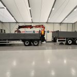 Scania P270 6×2 10 Tyre Flatbed Drawbar Brick Grab - thumbnail