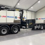 Scania R420 8×2 Rear Lift Brick Grab Drawbar - thumbnail