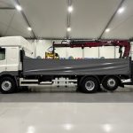 DAF CF85 460 6×2 Flatbed Drawbar Brick Grab - thumbnail